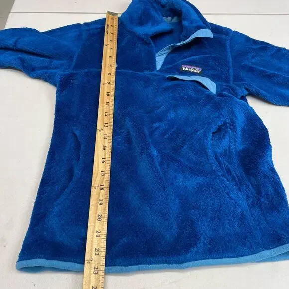 Patagonia Polartec 1/4 snap-T blue outdoor pullover sweater women's size XS - Picture 14 of 16